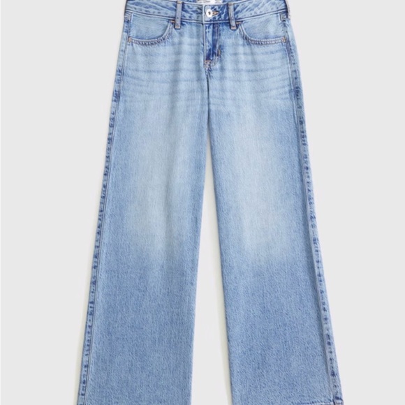 abercrombie kids Other - NWT 17/18 Abercrombie Kids Light Blue Wide-Leg Jeans